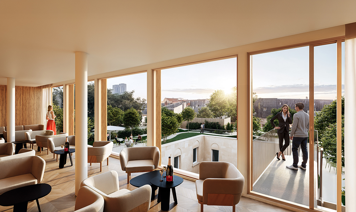Champagne Thiénot – bar rooftop