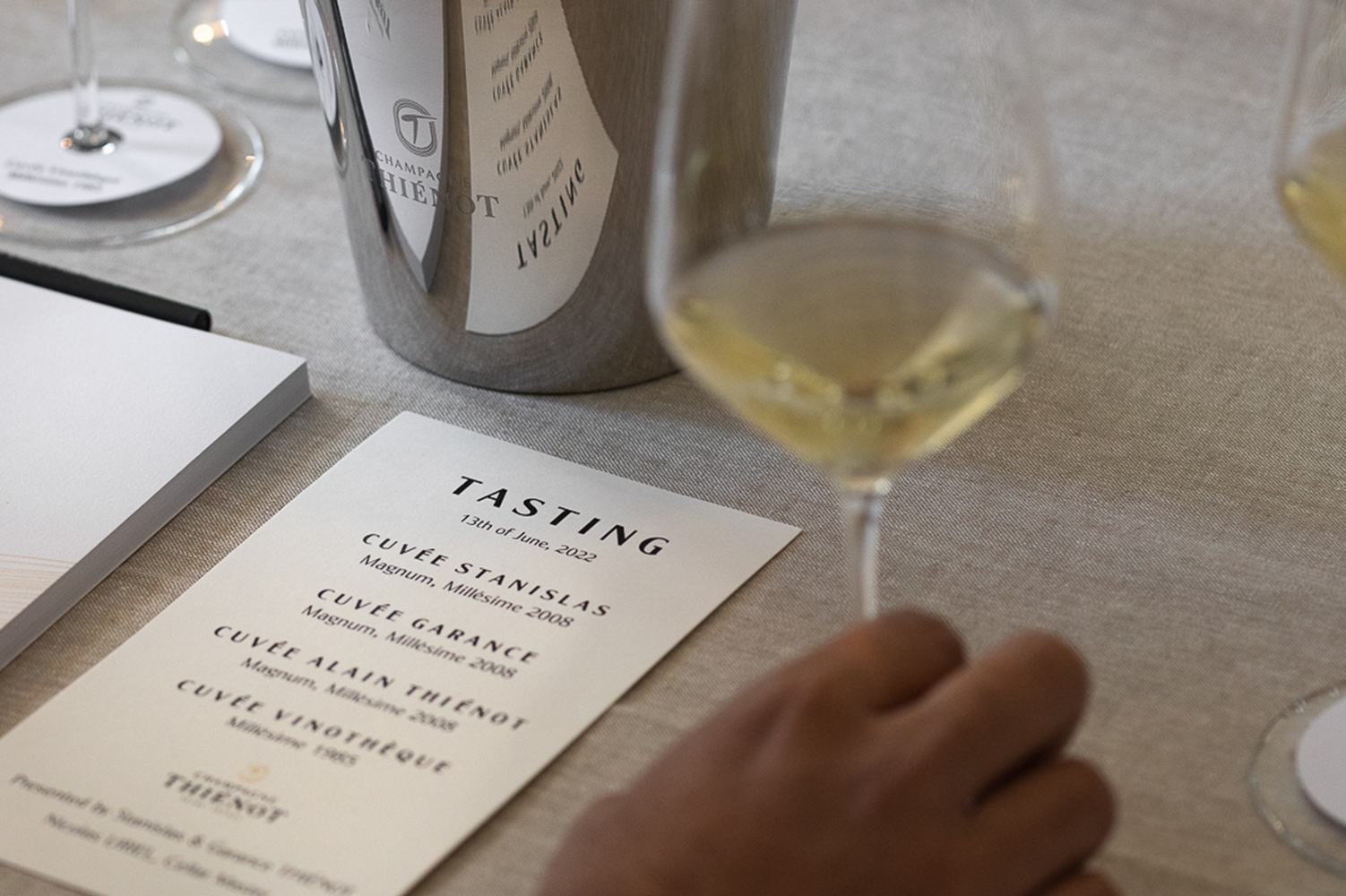 La dégustation technique - Collection Origine (cuvée Brut)